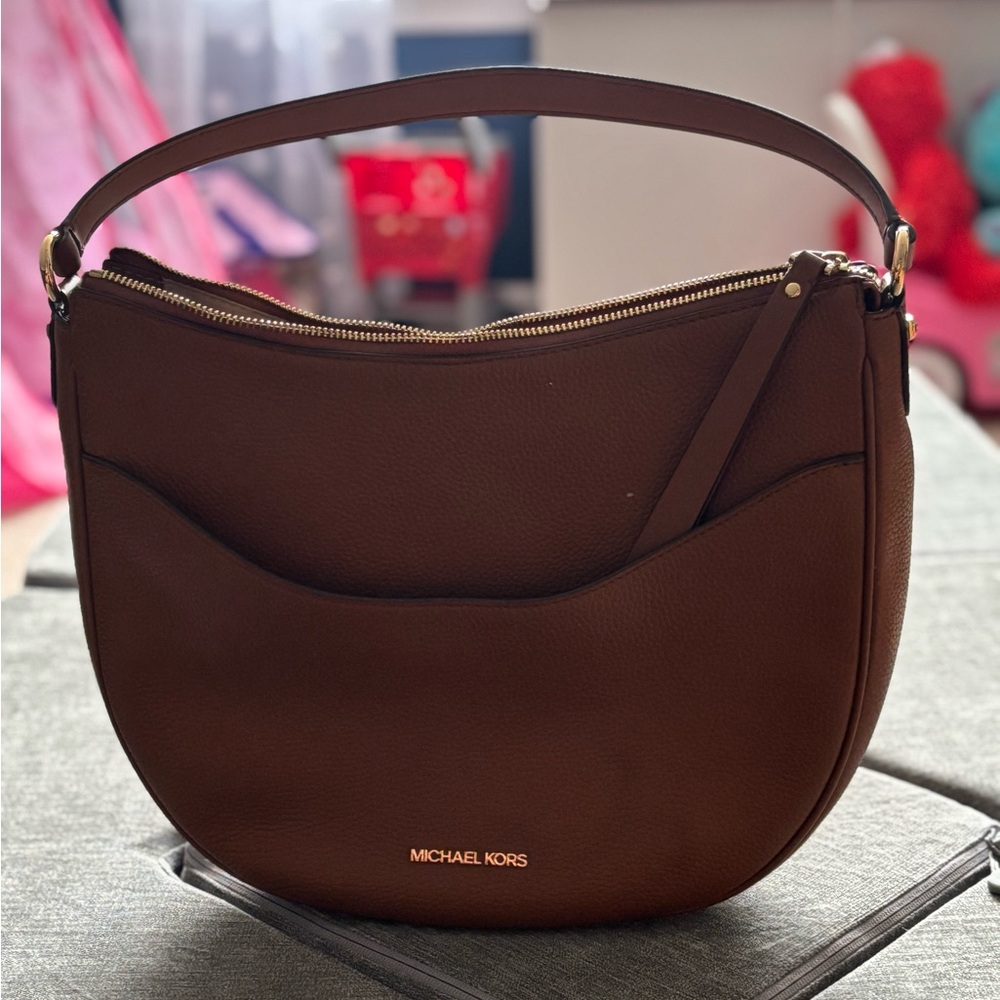 Michael Kors Brown Hobo Bag
